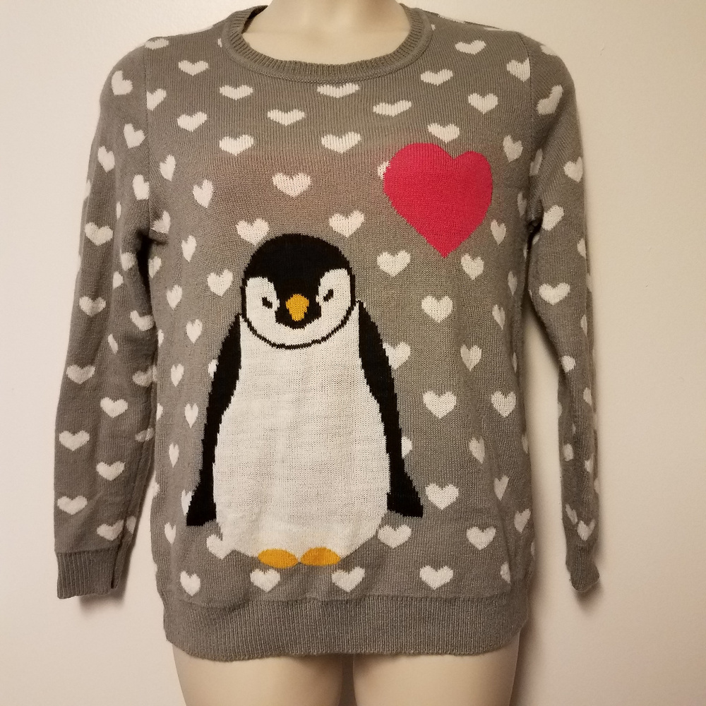 Blink Long Sleeve Penguin Sweater size XL